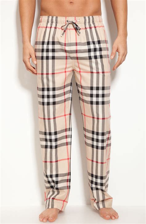 burberry plaid pants women's|Burberry pajama pants men.